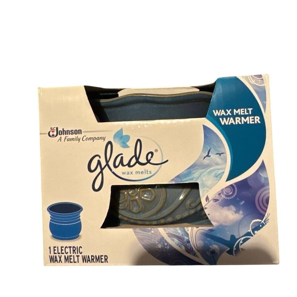 Glade Wax‎ Melts Electric Warmer For Air Freshener Wax Blue New In Open Box